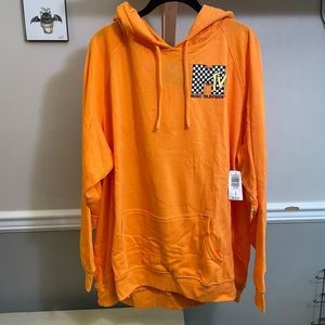 Neon orange Torrid MTV hoodie